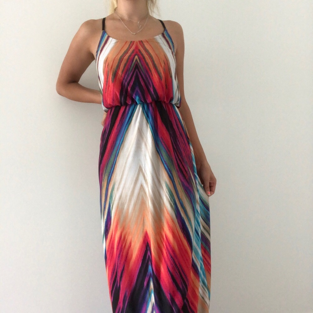 Multicolored Maxi Dress